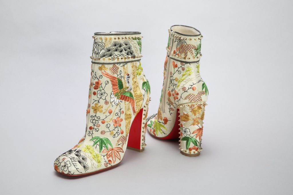 Christian Louboutin Boots. Photo credit: The Kyoto Costume Institute 