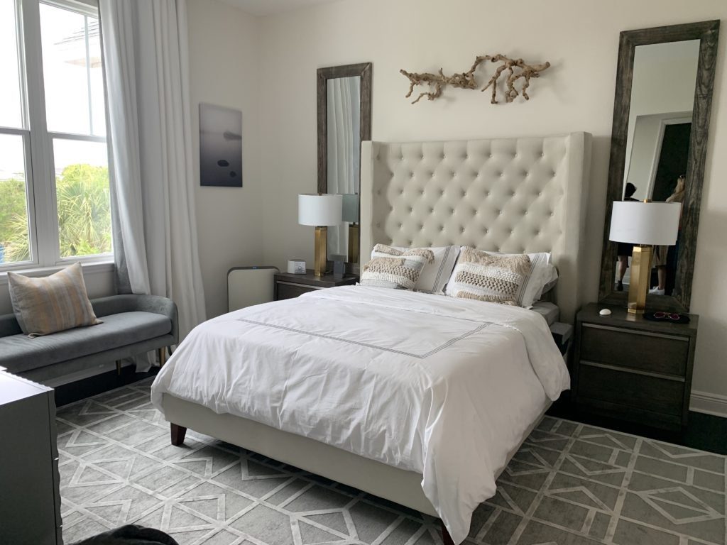 Sleep Sanctuary in the WHIT House is a partnership with SleepScore Labs and features products exclusively curated and validated by the sleep science team at SleepScore Labs. Photo Credit: The Design Tourist