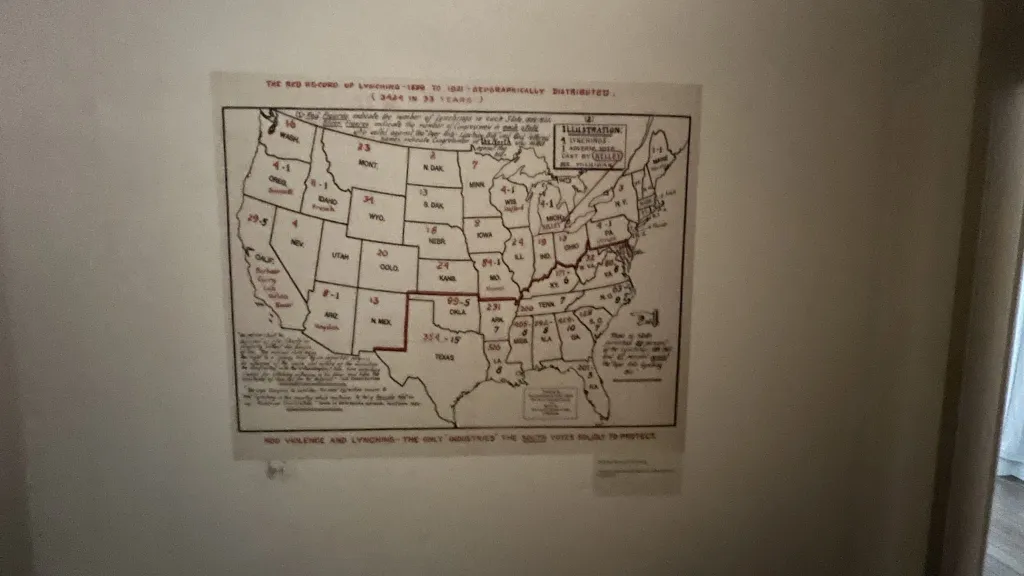 A map of the united states on a wall